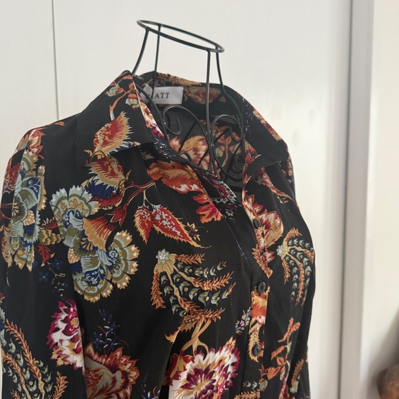 ELLIATT NWT Resort Collection Tie-Waist Asymmetric Floral Dress - Picture 6 of 13